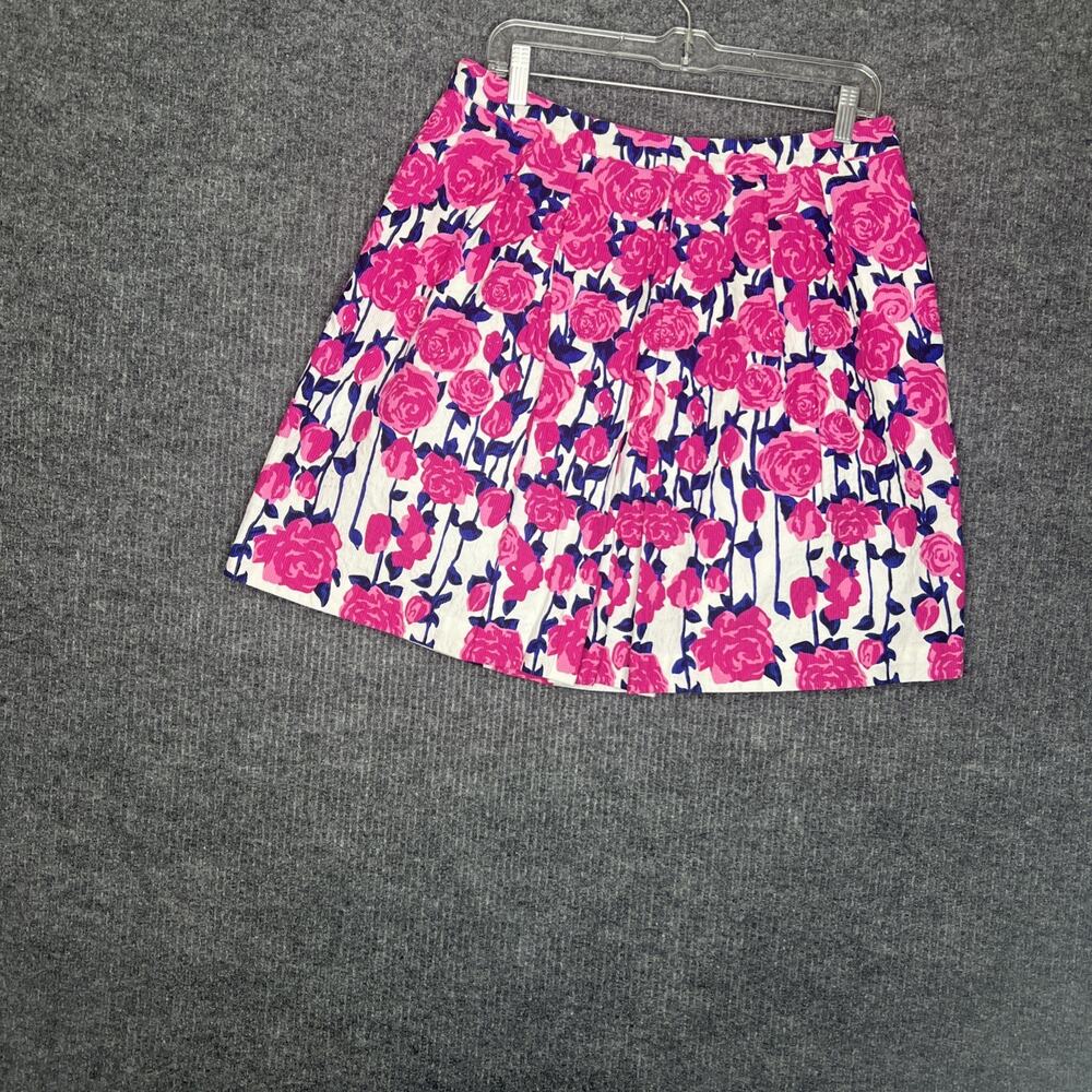 Vineyard Vines Pink and Blue Floral Mini Skirt